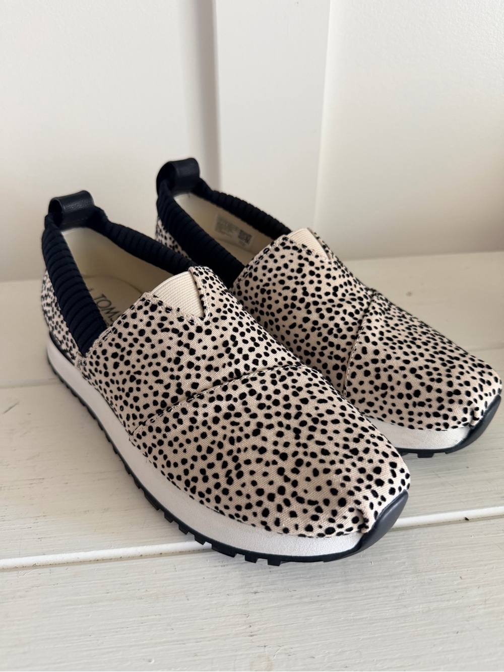 TOMS Alpargata Resident 2.0 Slip On Sneakers Cheetah Dot Patterned Size 8 - Picture 12 of 13